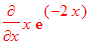 diff(x*exp(-2*x),x)