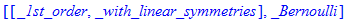 [[_1st_order, _with_linear_symmetries], _Bernoulli]...