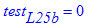 test[L25b] = 0