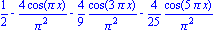 1/2-4*cos(Pi*x)/(Pi^2)-4/9*cos(3*Pi*x)/(Pi^2)-4/25*cos(5*Pi*x)/(Pi^2)
