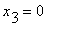 x[3] = 0